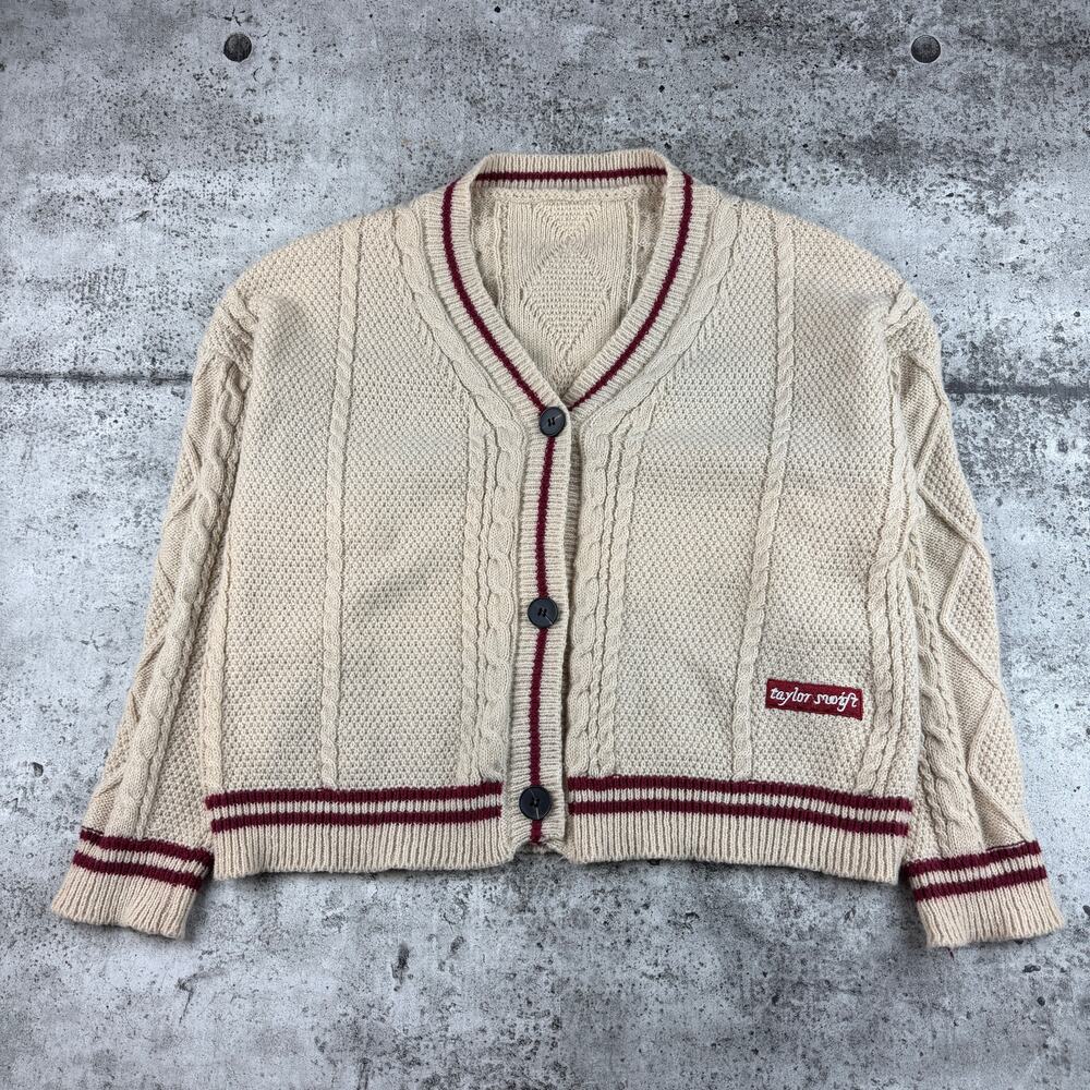 Taylor Swift Cardigan Red Album Size XL 23x21 Swifty